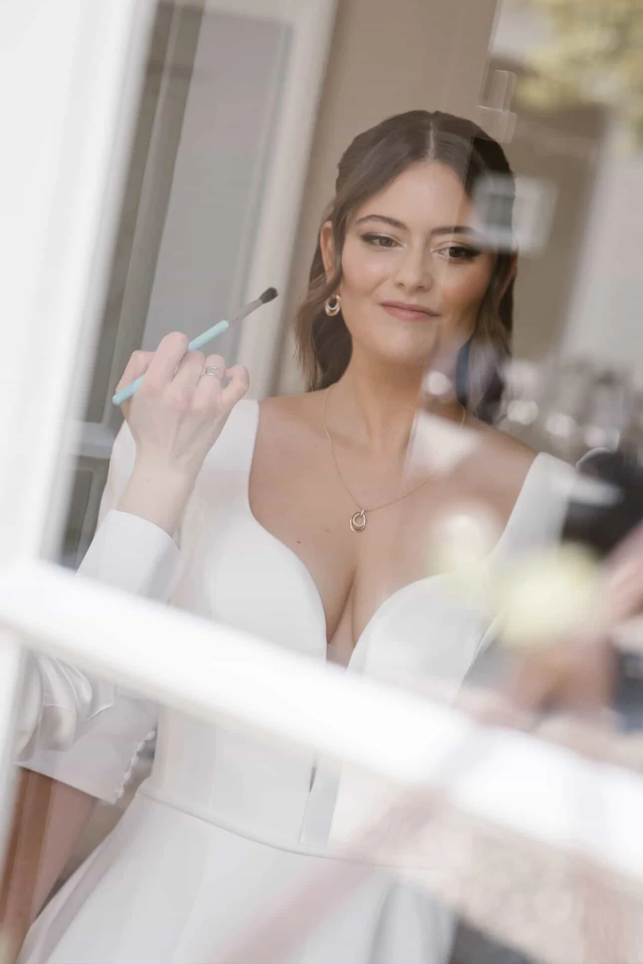 Destination wedding bridal makeup and hairstyling in Europe